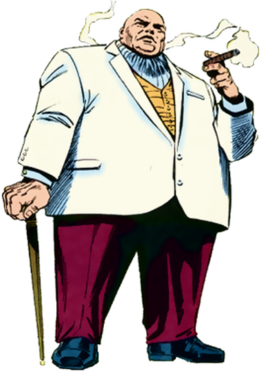 The Kingpin Is A Fictional Supervillain Appearing In - Fisk Daredevil Comic (380x544)