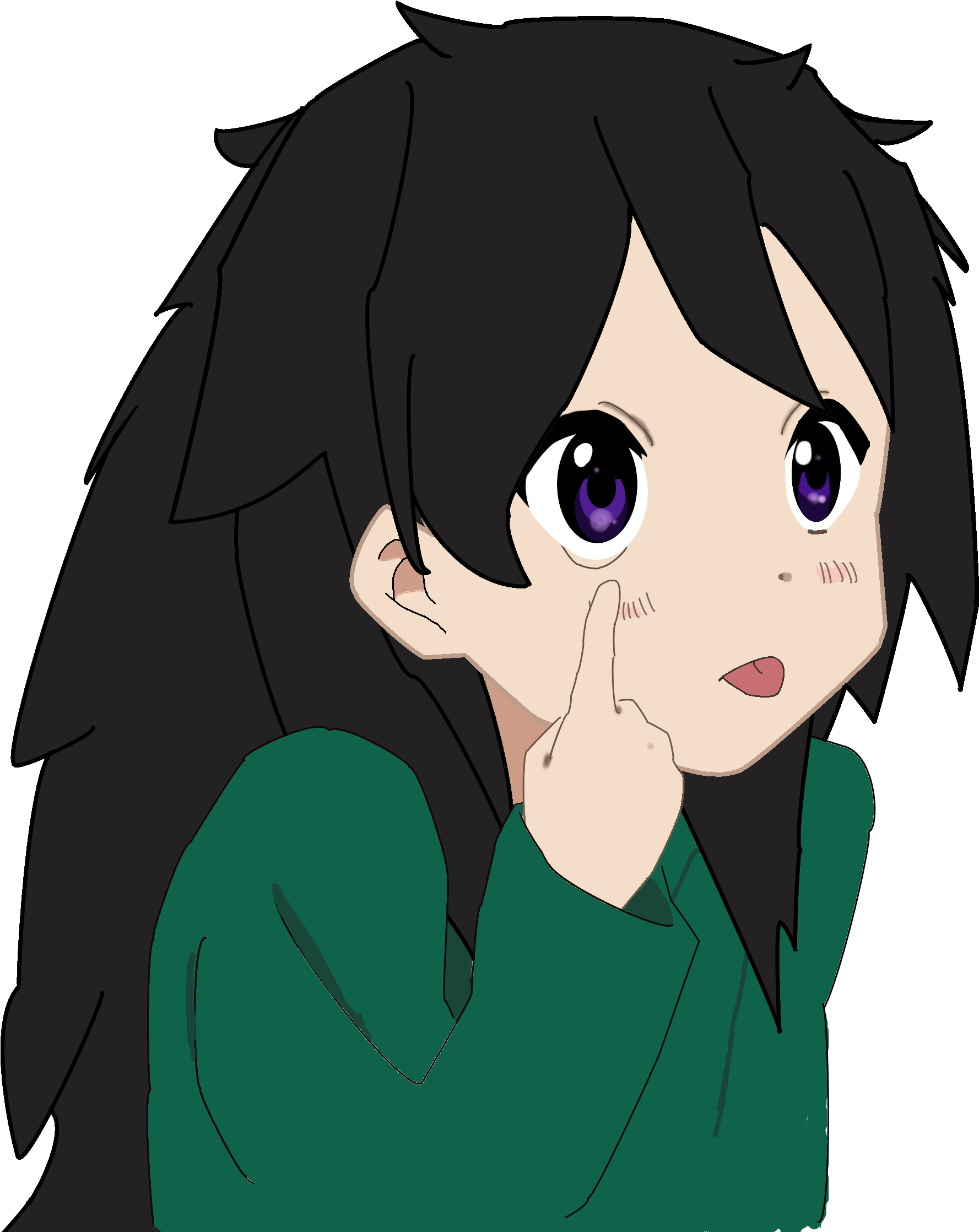 Its A Joke Referring To My Avatar Shes Pulling Down - Cartoon (2500x2500)