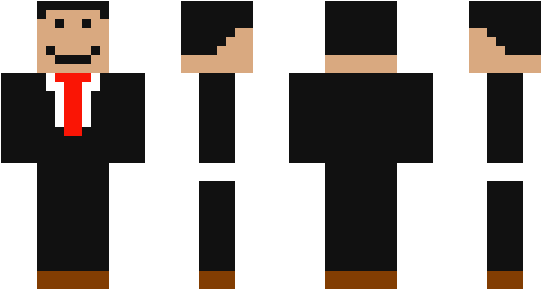 Minecraft Skin Richmen - Skin Minecraft Pak Presiden (600x348)