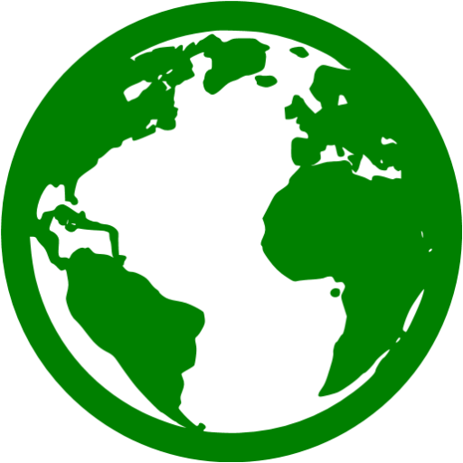 Globe Icon Green Png (512x512)