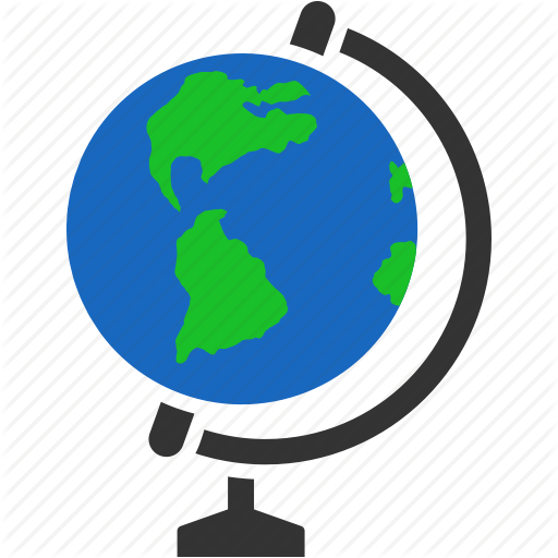Download Icon Clipart Computer Icons Clip Art World - World Map Png Icon (512x512)