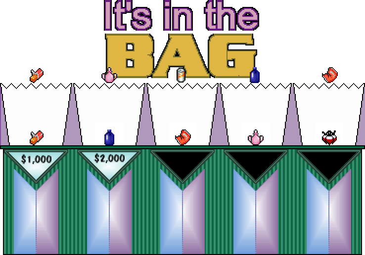 Well, The Candy Bar Was All You Had Right, It Seems - It's In The Bag The Price Is Right (738x516)