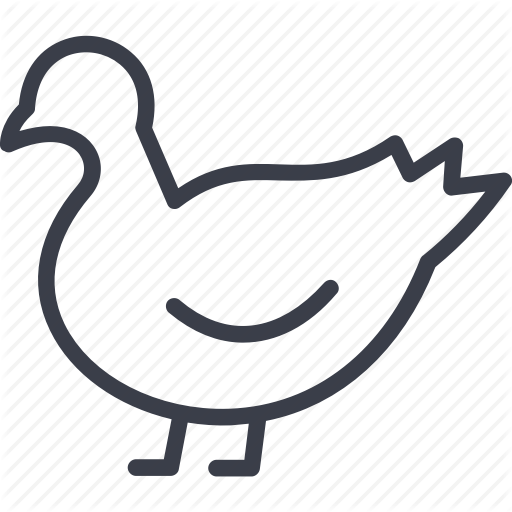 Bird, Contour, Partridge, Silhouette, To Fly, Wing - Silhouette (512x512)