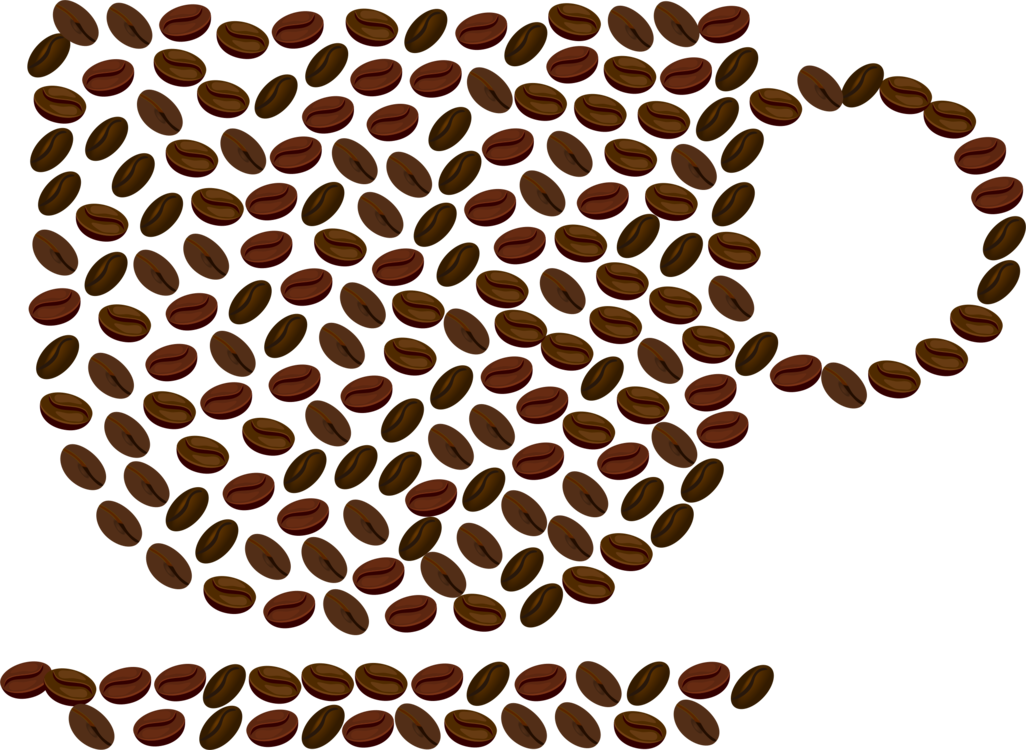 Coffee Bean Cafe Coffee Cup Jamaican Blue Mountain - Coffee Beans Png Transparency (1026x750)