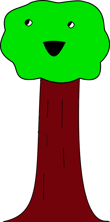 A Happy Little Tree By Lovelycourtney03 On Deviantart - Library (428x860)