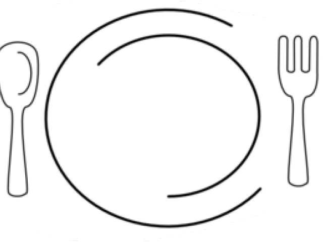 Plates Clipart Fast Food - Clip Art (640x480)