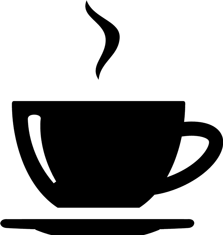 Graphic Free Library Rubber Stamp Food Stamps Stamptopia - Black And White Coffee Cup With Steam (800x800)