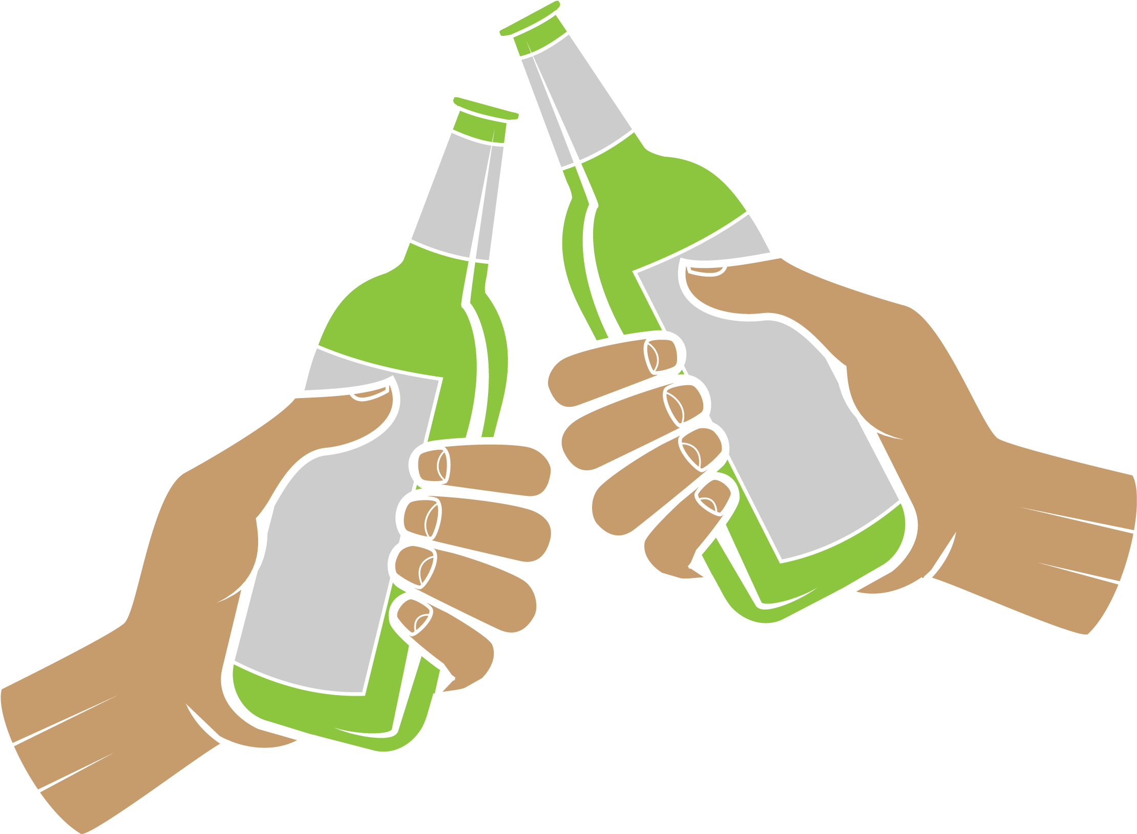 Graphic Black And White Library Beer Bottle Computer - Beer Bottle Cheers Png (2751x2751)
