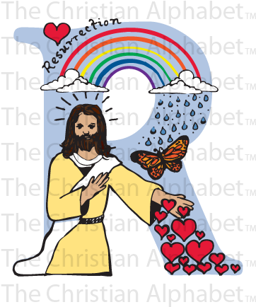 R Stands For Resurrection John - Gift (421x464)