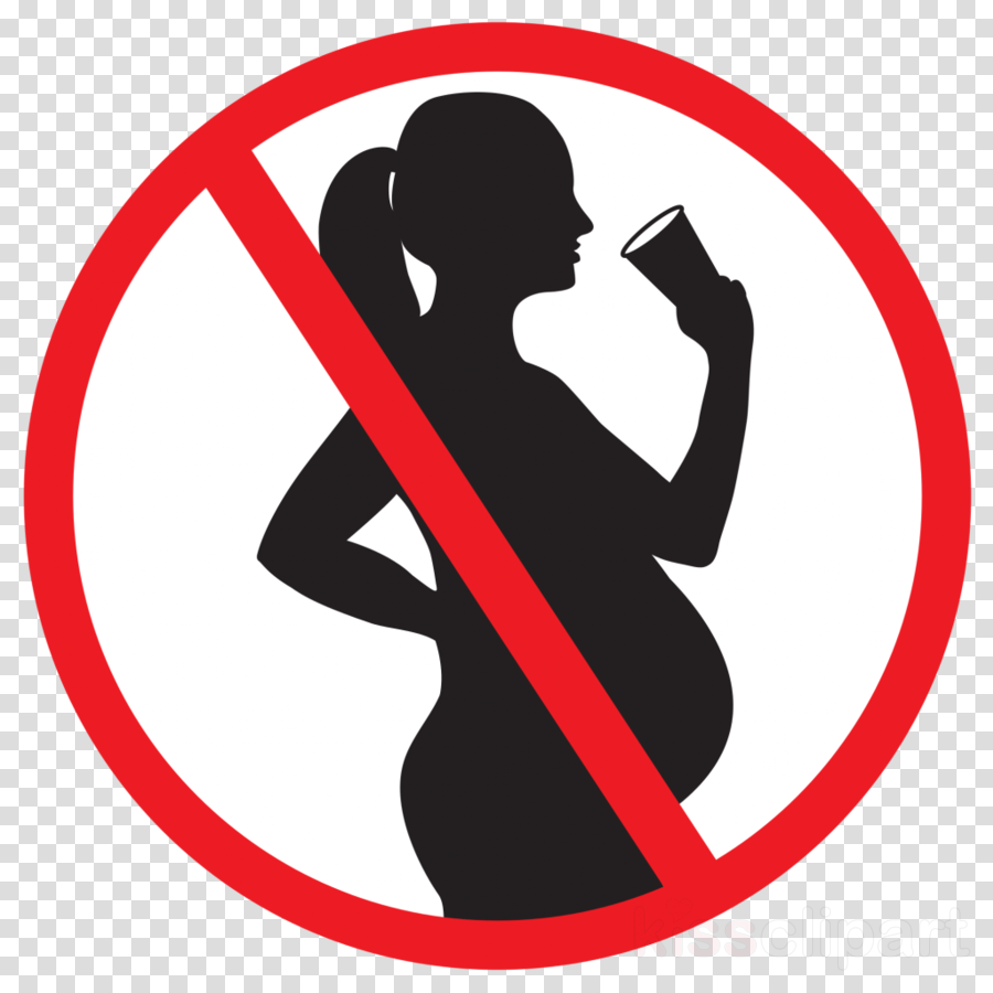 Download Pregnant Woman Drinking Alcohol Clipart Non-alcoholic - Do Not Drink If Pregnant (900x900)