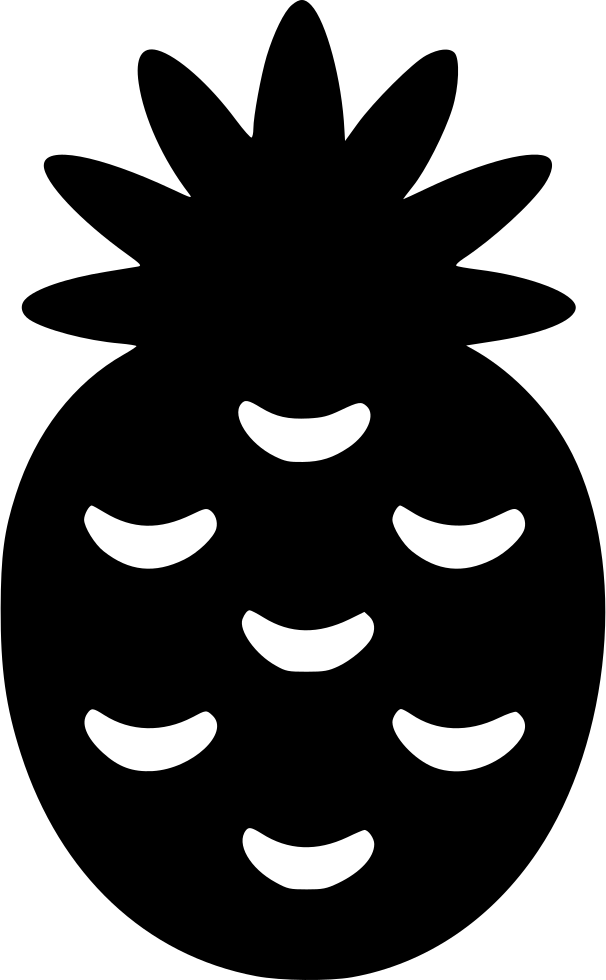 Pineapple Fruit Food Plant Comments - Cartoon Flowers (606x980)