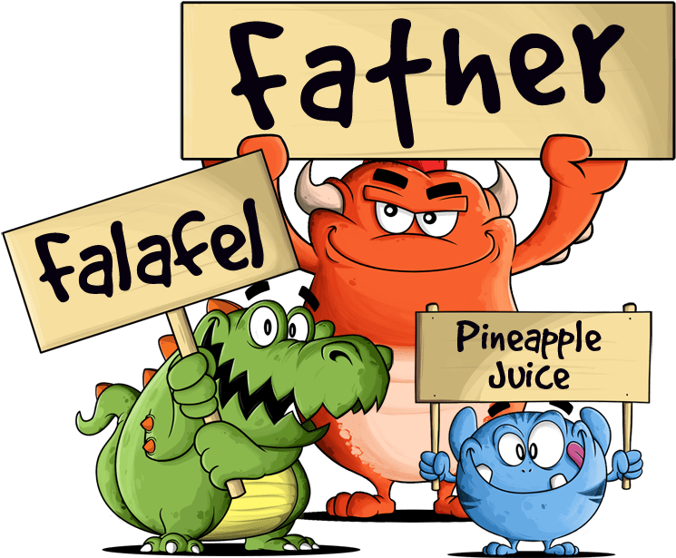 Falafel With Family - Love The Attitude (807x694)