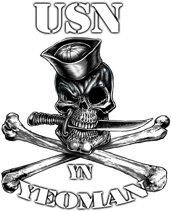 Yeoman Navy Rate Decal $3 - Logistics Specialist Navy (387x450)
