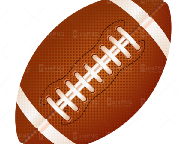 Rugby Ball Clipart Fotball - Transparent Background Football Png (640x480)
