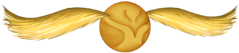 Pin Harry Potter Snitch Clipart - Emblem (400x400)