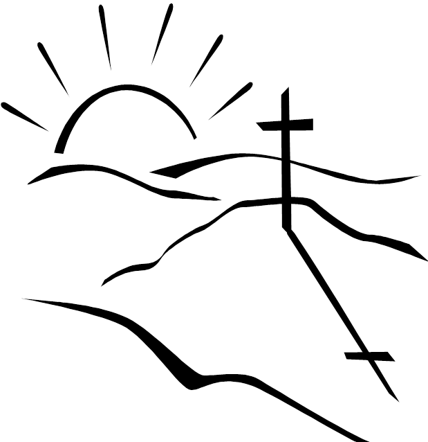 The Writer To The Hebrews, Says - Black And White Cross On Hill (619x638)