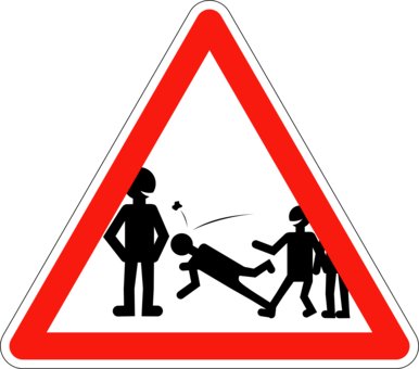 School Violence Domestic Violence Bullying - School Violence Clipart (386x340)