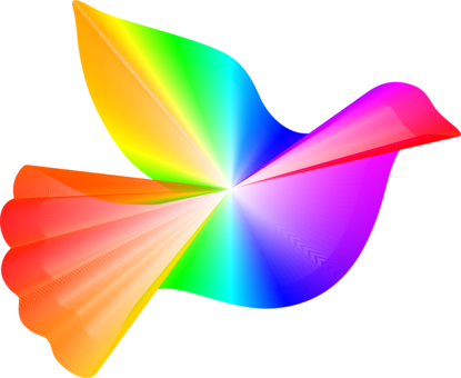 Angle Line Symmetry Leaf - Reflection Symmetry (415x340)