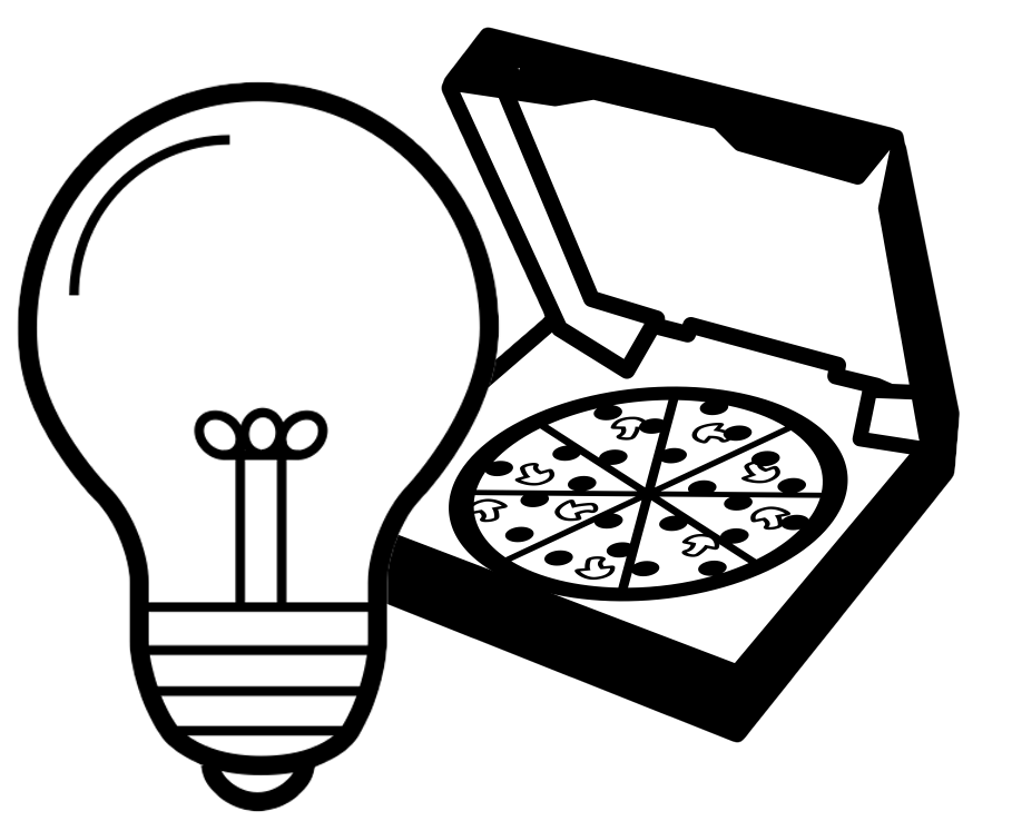 Pauline Maas En Don Zuiderman Organiseren Tweemaal - Lustige Geschirrtuch-pizza-lieferung Wordart Handtuch (1200x900)