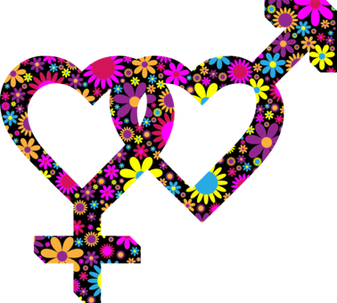 T-shirt Gender Symbol Lgbt Gender Neutrality - 2017-2018 Planner: Daily Planner Calendar Schedule (378x340)