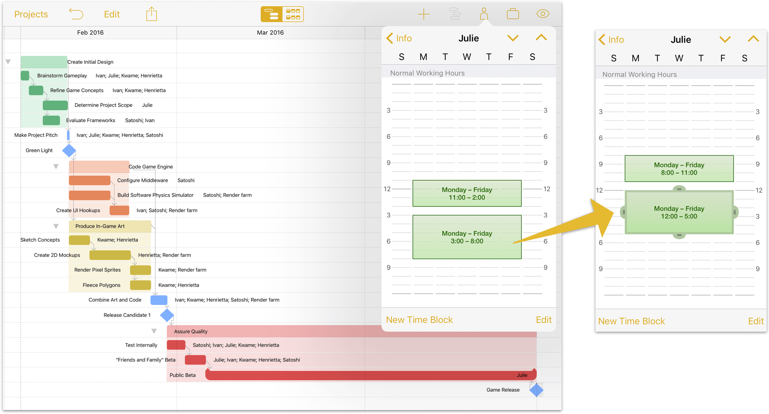 Julie's Personal Normal Work Hours - Schedule On Ios (2685x1446)