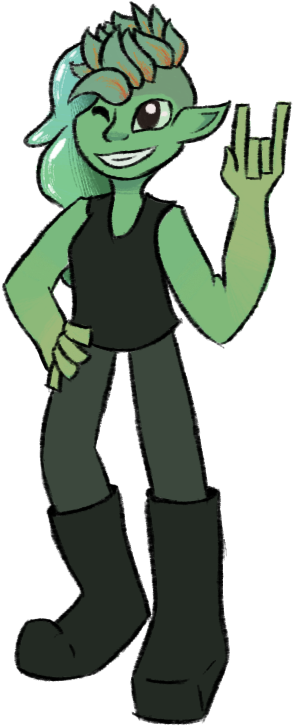 Day One, Ivy, With A Water Element - Cartoon (321x737)