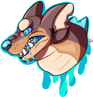 Headshot Commission For Sporks5 On Furaffinity Of Their - Cartoon (400x400)