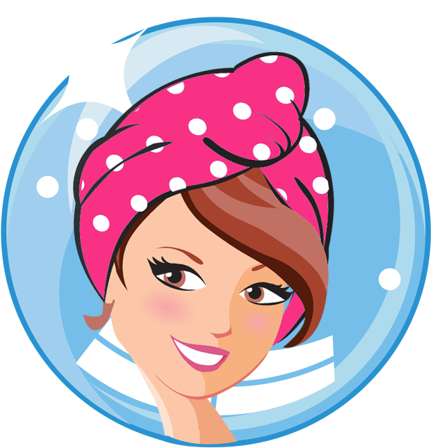 Turbie Twist Girl Smiley, Clip Art, Little Girls, Illustrations, - Turbie Twist (706x661)