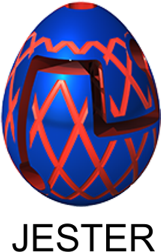 Jester 3d Maze Puzzle - Bepuzzled Smart Egg Labyrinth Puzzle Skull (600x600)