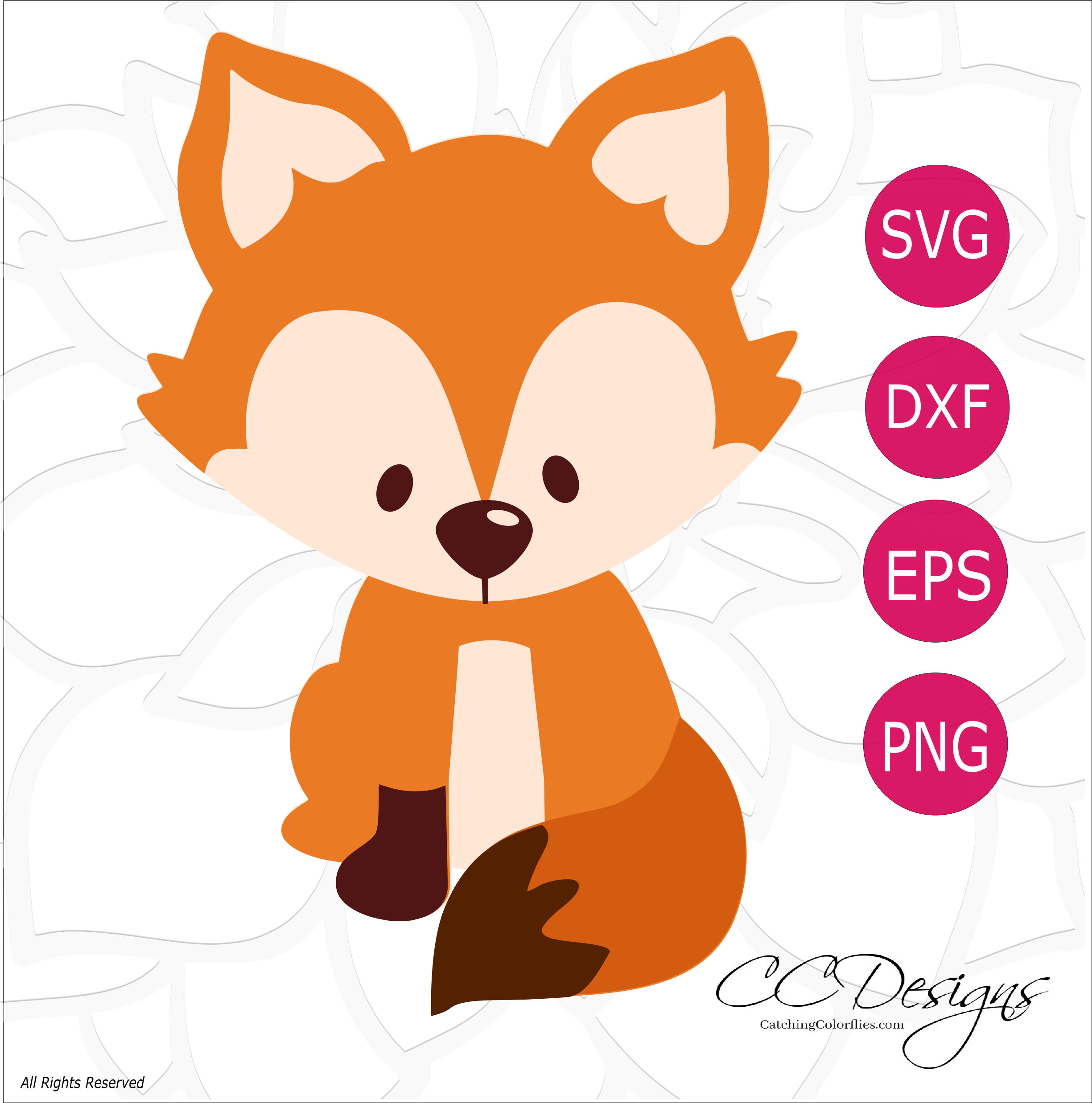 Free Fox Svg Cut File - Woodland Animals Svg Files (2448x2660)