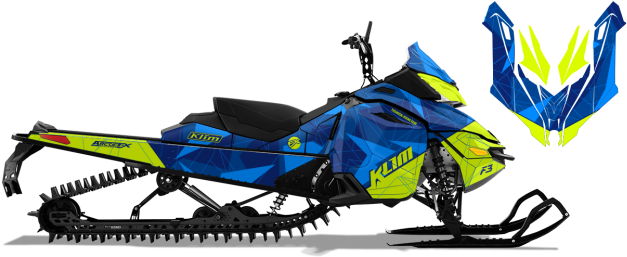 Klim Skidoo Rev-xm Klim F3 Camo Wrap Design - 2018 Summit 850 Wraps (650x312)