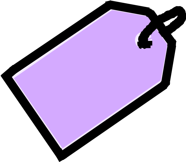 Lilac Tag 2 Clip Art At Clkercom Vector Online Royalty - Portable Network Graphics (600x527)