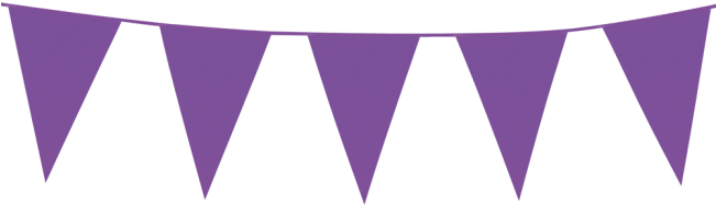 Pennant Banner Clipart Blue (650x650)