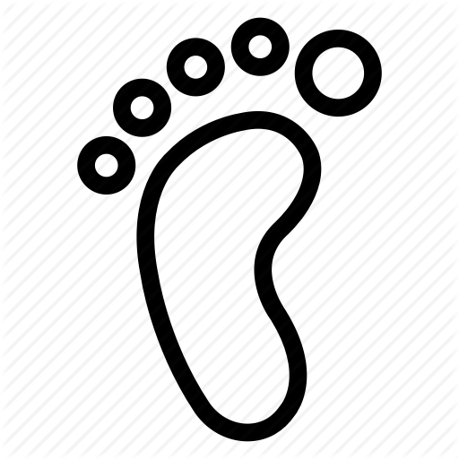 Human Clipart Footprint Computer Icons Clip Art - Icon (512x512)