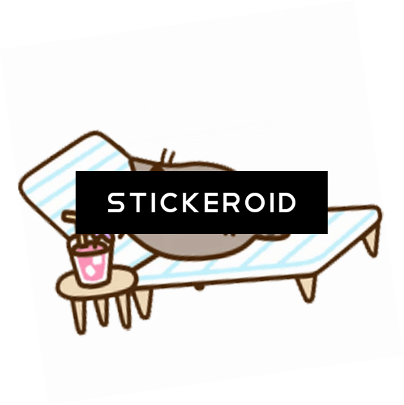 Стикер Pusheen - Duke Nukem Forever Box Art (577x578)