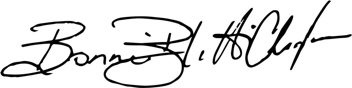 Bonnie-sign2 - Line Art (1200x316)