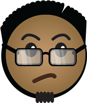 Africapolice Afroblush Afrosad Afroshrug Afrotongueout - Smiley (350x350)