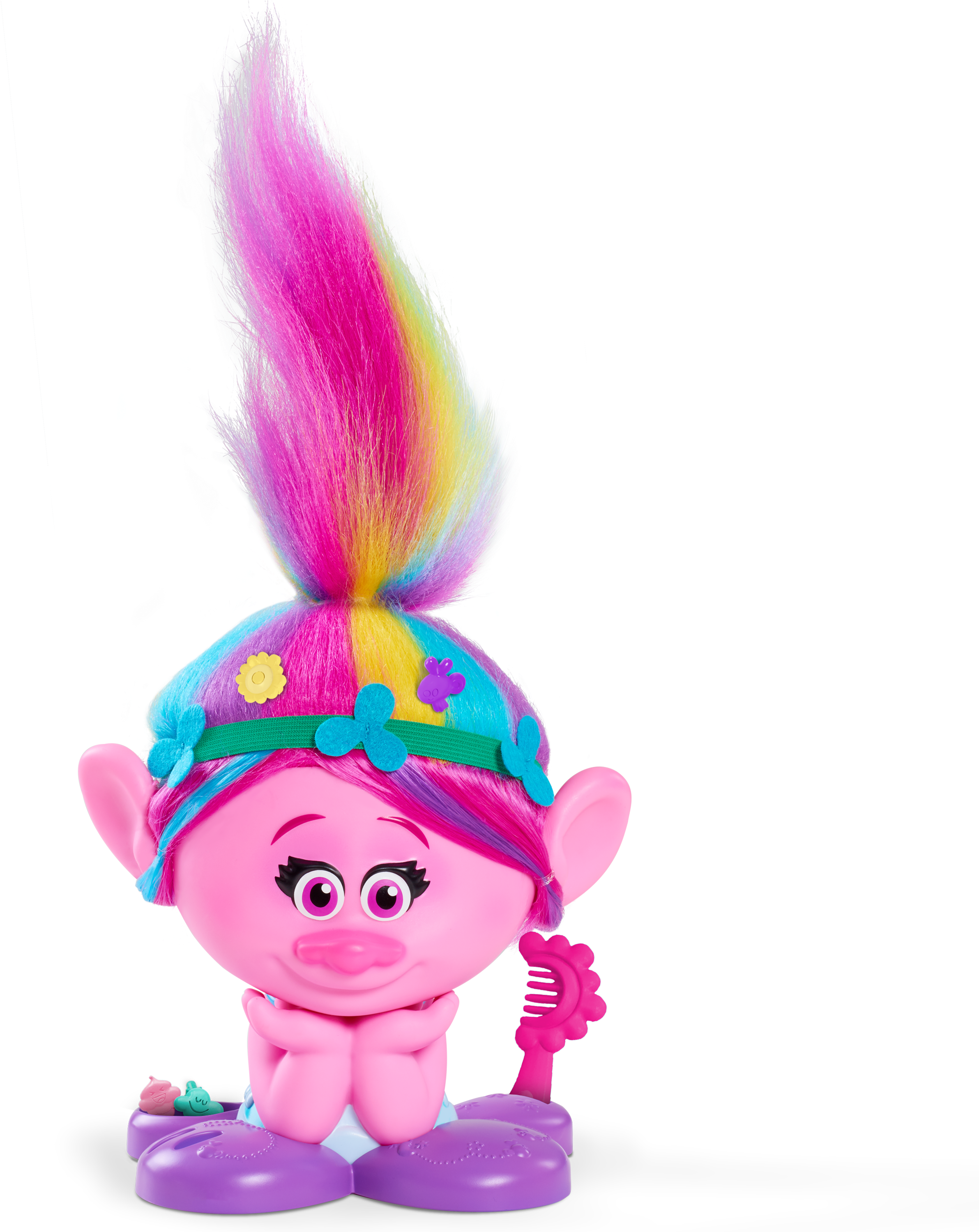 View Larger - Grooves.land Trolls - Styling Head Poppy Merchandise (3000x3000)