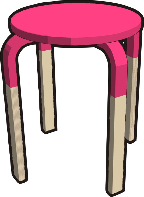 Table Bar Stool Chair Red - Stool Clipart (548x750)