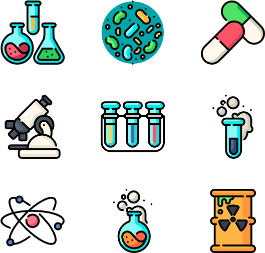 Chemistry - Halloween Transparent Icons (600x564)