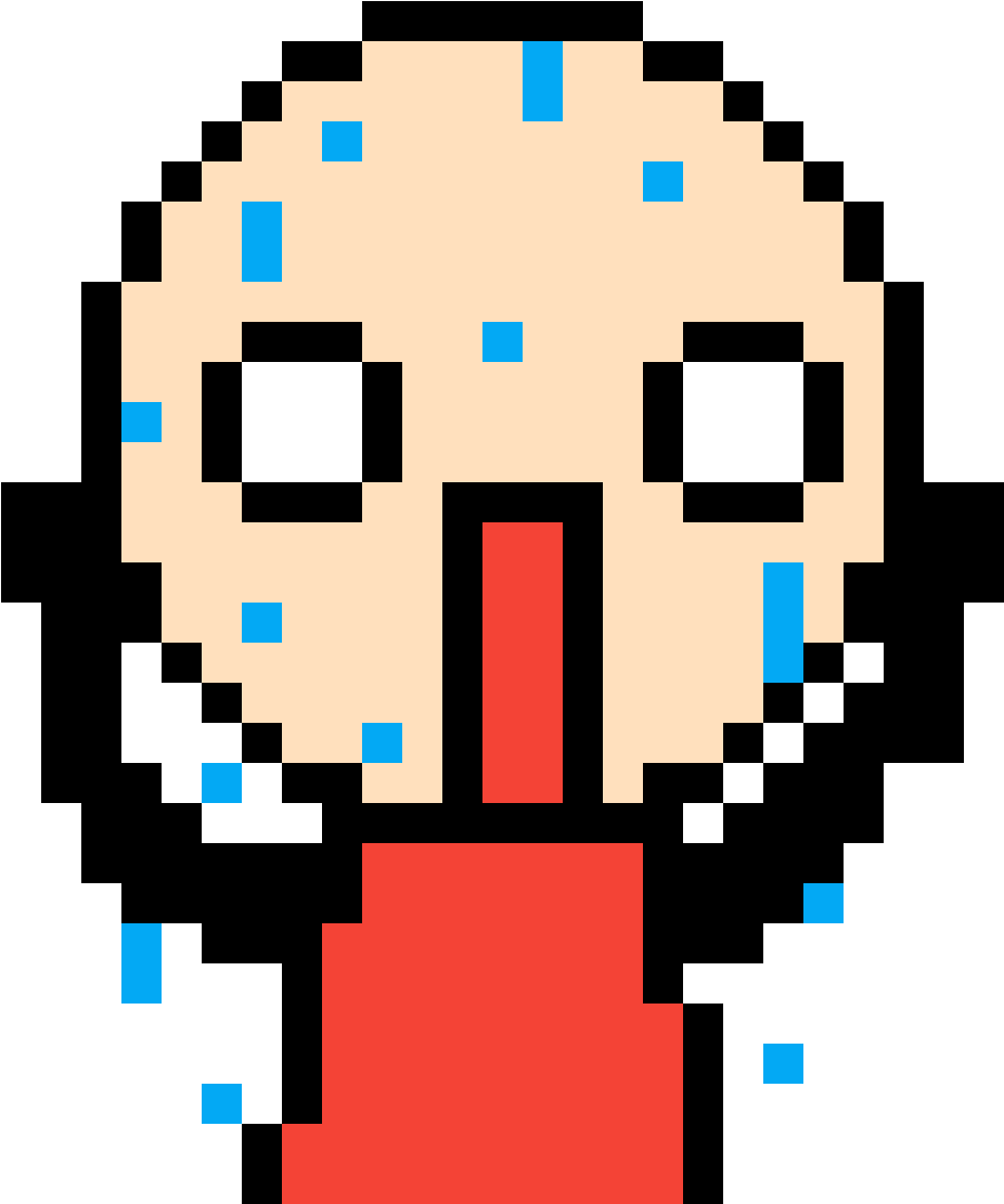 Worried Emoji - Light Pixel Art Minecraft (1184x1184)