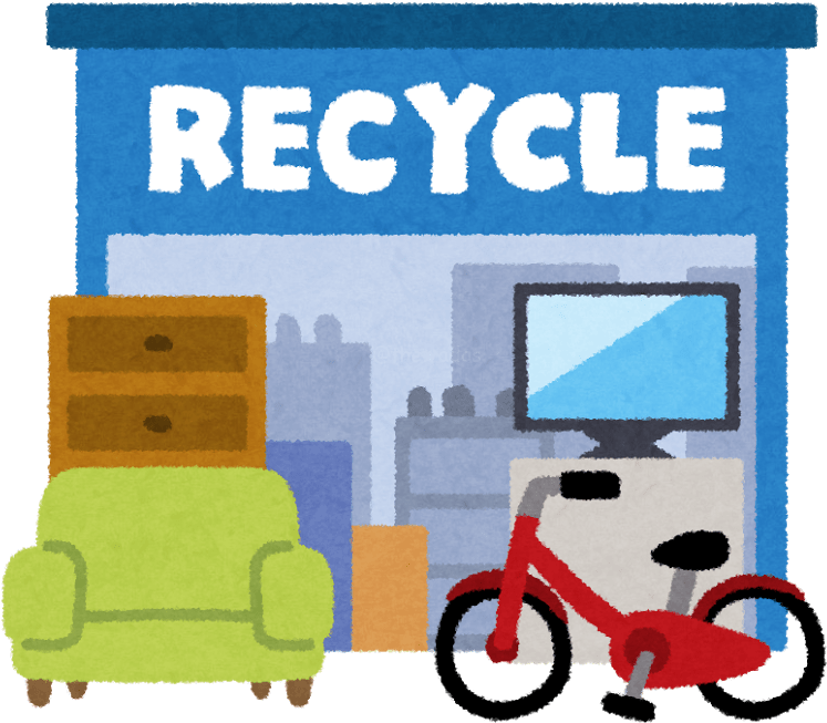 Find Thrift Shops In Japan - リサイクル ショップ フリー 素材 (800x732)