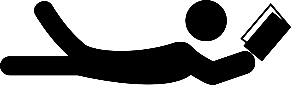 Lying Person Reading Comments - Person Reading Transparent Background (980x288)