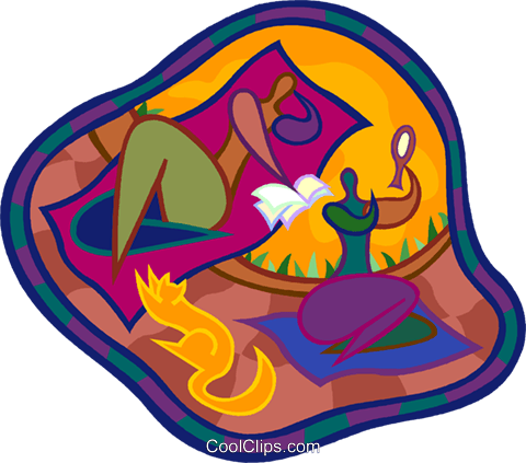 Person Reading Magazine Royalty Free Vector Clip Art - Person Reading Magazine Royalty Free Vector Clip Art (480x423)