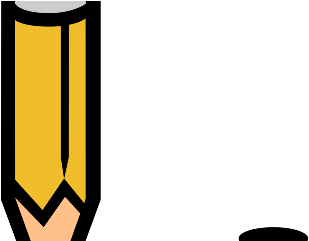 Pencil Clipart Silhouette - Pencil (640x480)