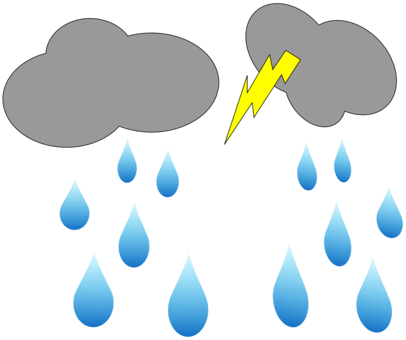 Rain Animation Cloud Drop Computer Icons - Rain Cloud Gif Png (406x340)