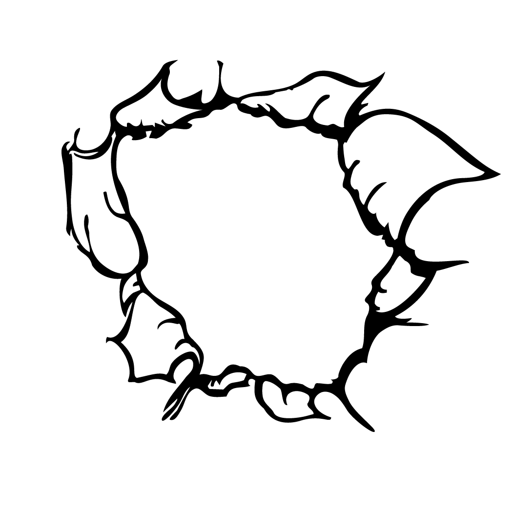 Hole Clipart Draw - Bullet Hole Graphic (1051x1051)