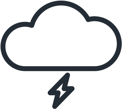 Flash, Wink, Lightning, Stormy, Tumultuous, Thunder, - Rain Icon Transparent (512x512)