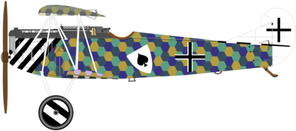 Vii Airplane Aircraft Fokker Dr - Fokker D7 Transparent (440x340)