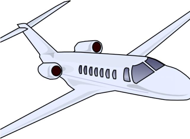 Plane Clipart Cessna - Corporate Jet Shower Curtain (640x480)